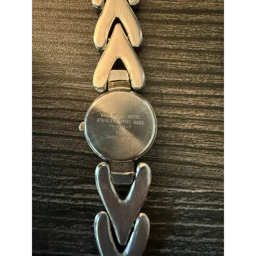 6/$25 Anne Klein Stainless Steel Silver Quartz Watch